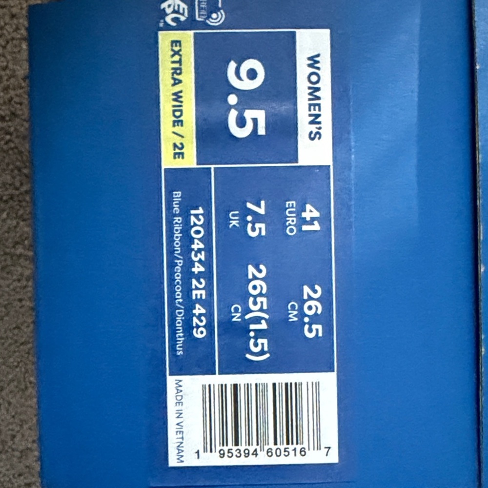 NWT Brooks Womens Glycerin 22 Running Shoes - Deep Purple with Blue Accents - Picture 10 of 10